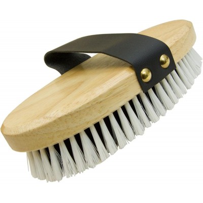 Panda Horse Brush Solid Wood Block